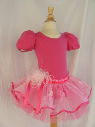 Pink Embroidered Tutu